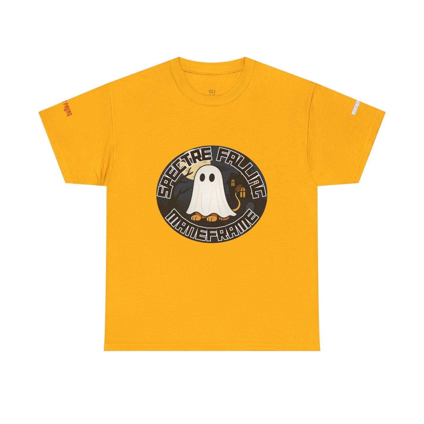 Halloween Ghost Graphic Tee, Unisex T-Shirt for Halloween Parties, Spooky Vibes, Gift for Teens and Ghost Lovers, Casual Wear