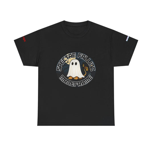 Halloween Ghost Graphic Tee, Unisex T-Shirt for Halloween Parties, Spooky Vibes, Gift for Teens and Ghost Lovers, Casual Wear