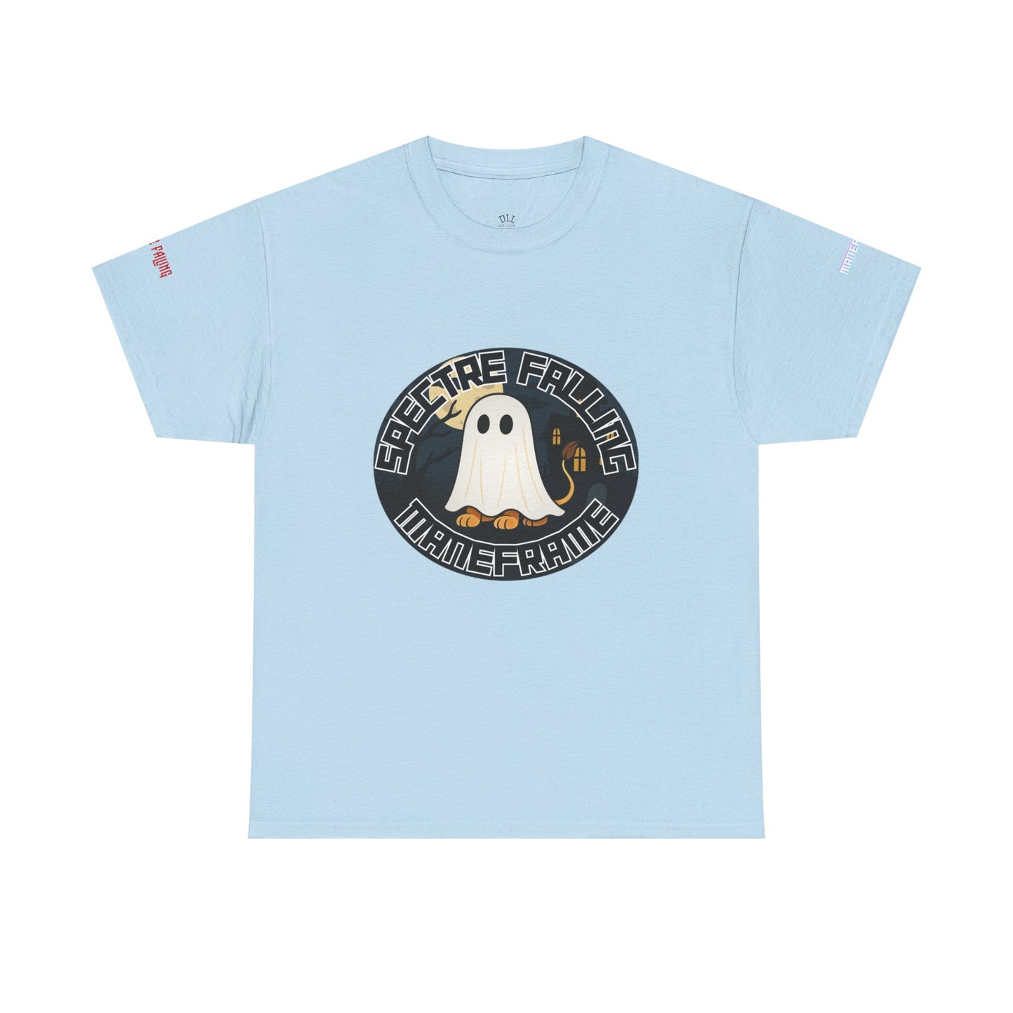 Halloween Ghost Graphic Tee, Unisex T-Shirt for Halloween Parties, Spooky Vibes, Gift for Teens and Ghost Lovers, Casual Wear