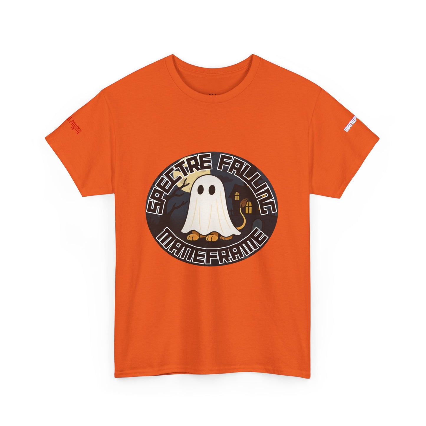 Halloween Ghost Graphic Tee, Unisex T-Shirt for Halloween Parties, Spooky Vibes, Gift for Teens and Ghost Lovers, Casual Wear