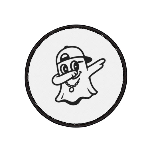 Ghost Dab Iron-On Patch