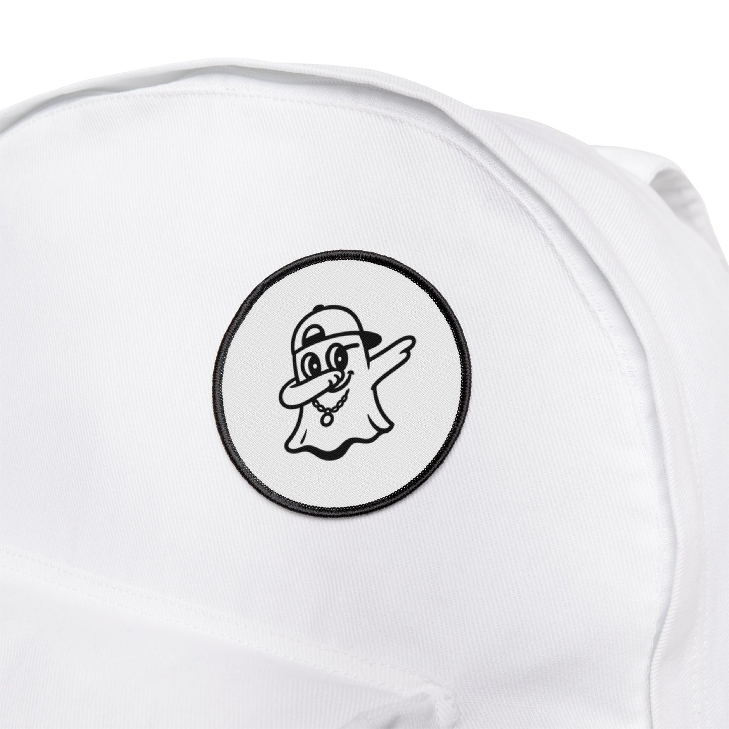 Ghost Dab Iron-On Patch