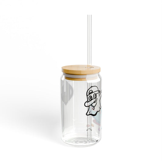 Dab Ghost DLL Sweet Tooth 16oz Glass Sipper Cup
